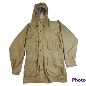 Columbia | Vintage Tan Cinched Shooting Jacket | Size  XL